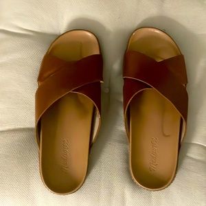 Madewell crisscross slides